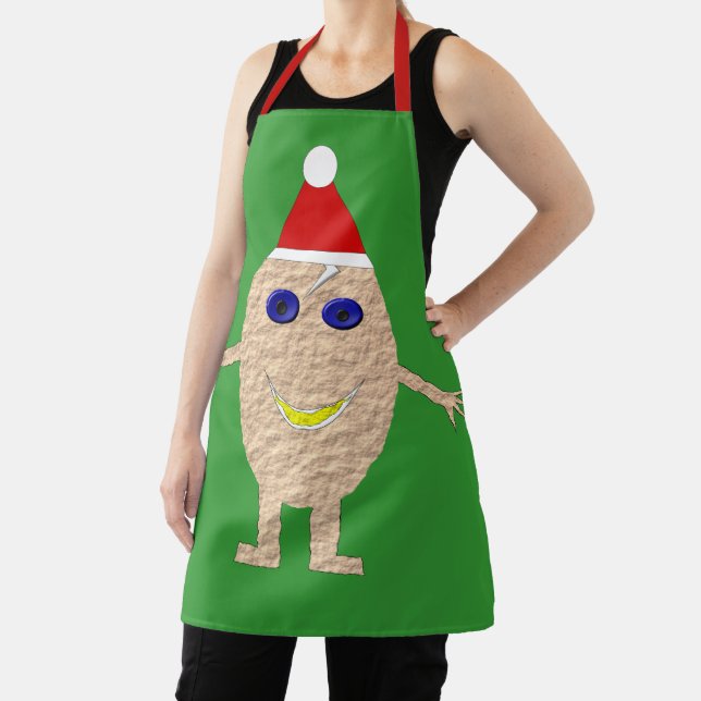 Funny Christmas Egg Apron (Insitu)
