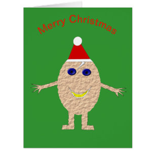 Funny Christmas Egg Big Card
