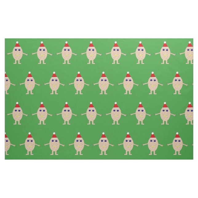 Funny Christmas Egg Craft Fabric (Fat Quarter)