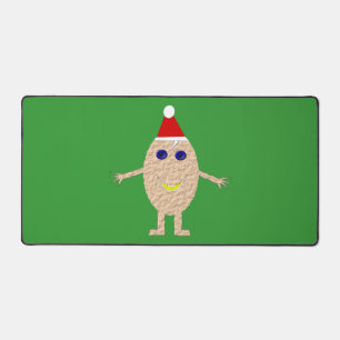 Funny Christmas Egg Desk Mat