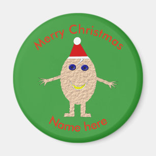 Funny Christmas Egg Magnet