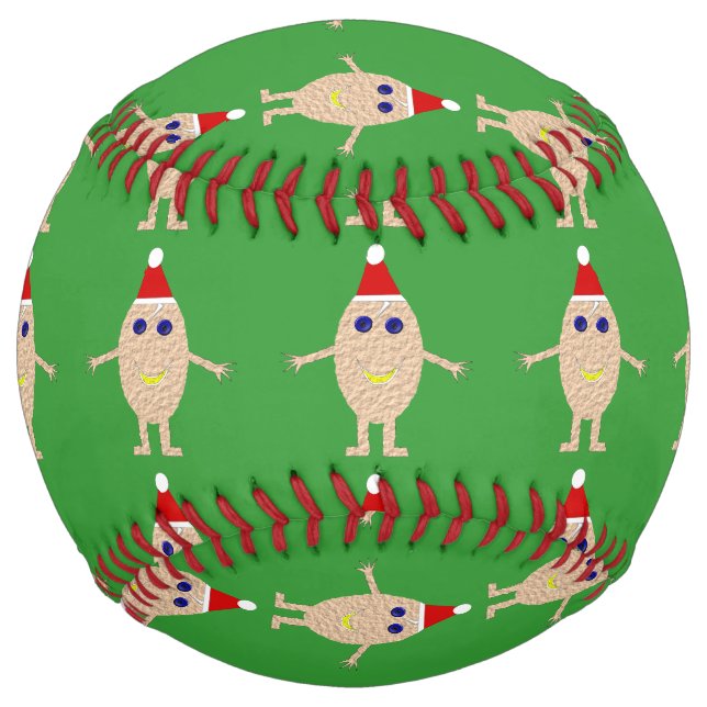 Funny Christmas Egg Softball (Front)