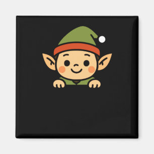 Funny Christmas Elf Cket Pal Santa S Elves Cute Magnet