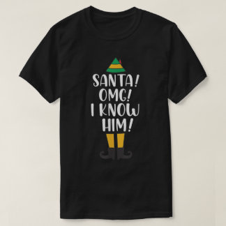Funny Christmas Elf Holiday Design T-Shirt