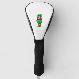 Funny Christmas Elf Shetland Sheepdog Dog Sheltie Golf Head Cover