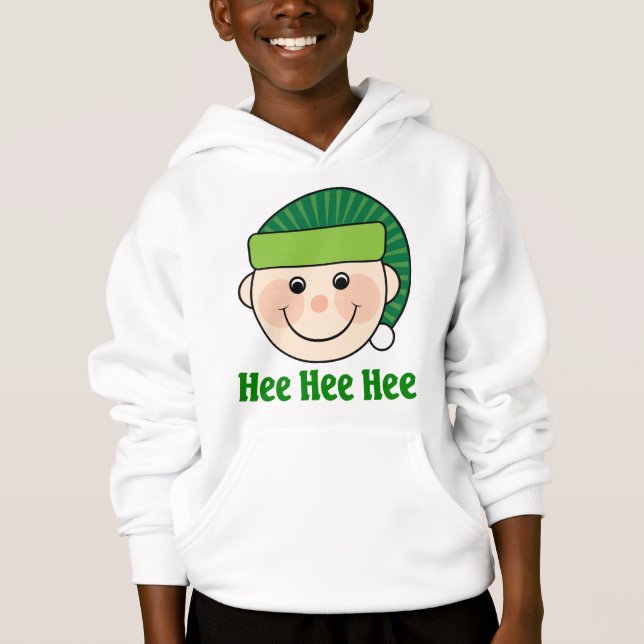 Funny Christmas Elf Sweatshirt (Front)