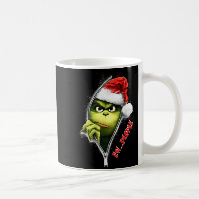 Funny Christmas Ew People Men Women Kid Boys Girls Coffee Mug (Right)