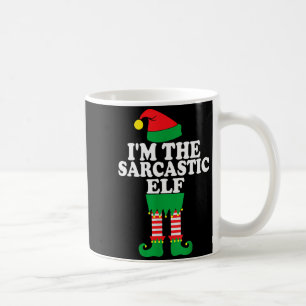 Funny Christmas Family I'm The Sarcastic Elf  Coffee Mug