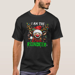 Funny Christmas Family Matching I m The Diva Reind T-Shirt