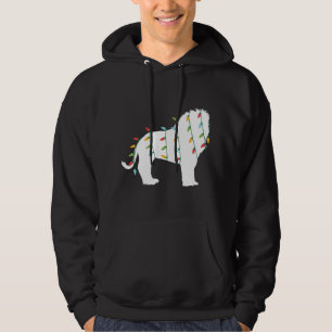 Funny Christmas for Animal Lover Christmas Lights  Hoodie