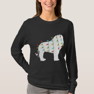 Funny Christmas for Animal Lover Christmas Lights  T-Shirt
