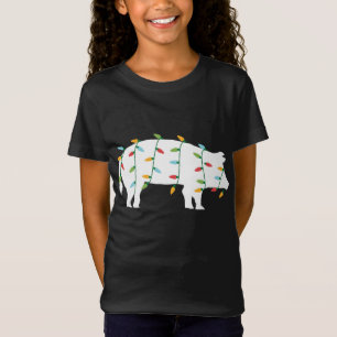 Funny Christmas for Animal Lover Christmas Lights T-Shirt