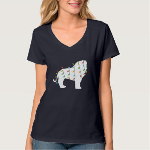 Funny Christmas for Animal Lover Christmas Lights  T-Shirt