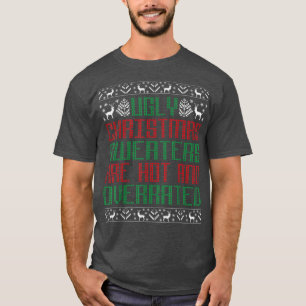 Funny Christmas for Ugly Sweater Party Men Women