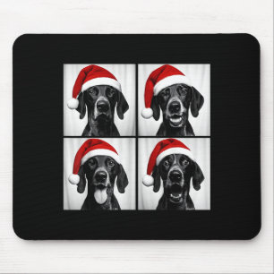 Funny Christmas German Shorthaired Inter Santa Pho Mouse Pad