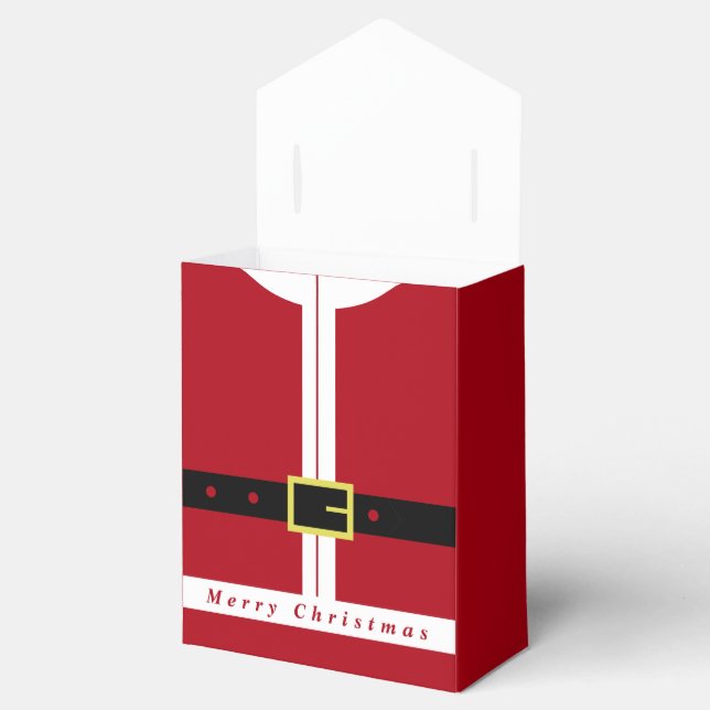 Funny Christmas Gift Box Santa Claus (Opened)