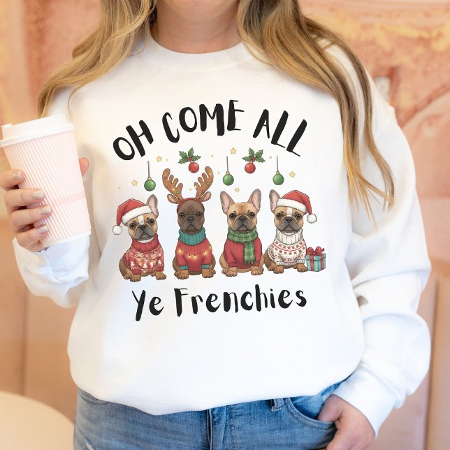 Funny Christmas Gift For French Bulldog Owner Sweatshirt (Funny Christmas Gift For French Bulldog Owner sweatshirt)