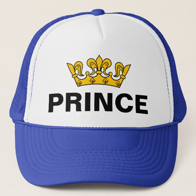Funny Christmas Gift Ideas for SON PRINCE Trucker  Hat (Front)