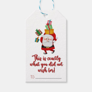 Funny Christmas gift tag