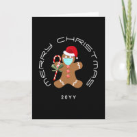 Funny Christmas Gingerbread Man Candy Family Name