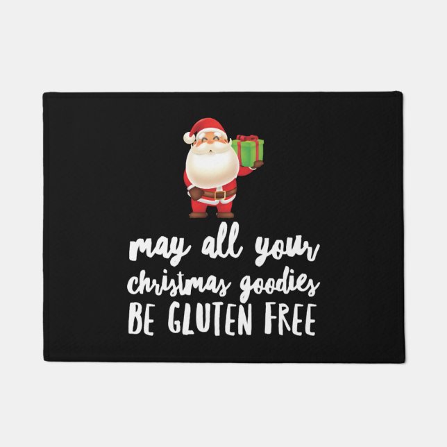 Funny Christmas Gluten Free Doormat (Front)