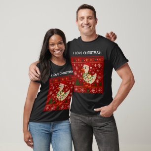 Funny Christmas Goose T-Shirt – Ugly Sweater Style