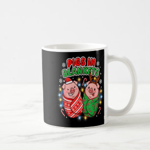 Funny Christmas Gs In Blankets Festive Food Pun  Coffee Mug