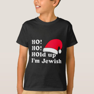 Funny Christmas Hat Design For Irreverent Jewish P T-Shirt