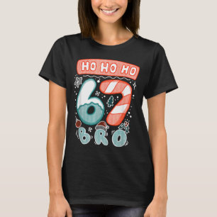 Funny Christmas Ho 67 Six Seven Meme Bro Cookie Ca T-Shirt