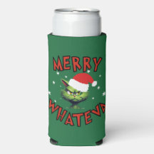 Funny Christmas Holiday Can Cooler