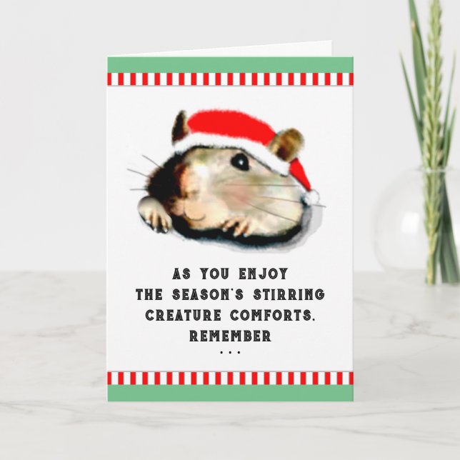 Funny Christmas Holiday Card (Front)
