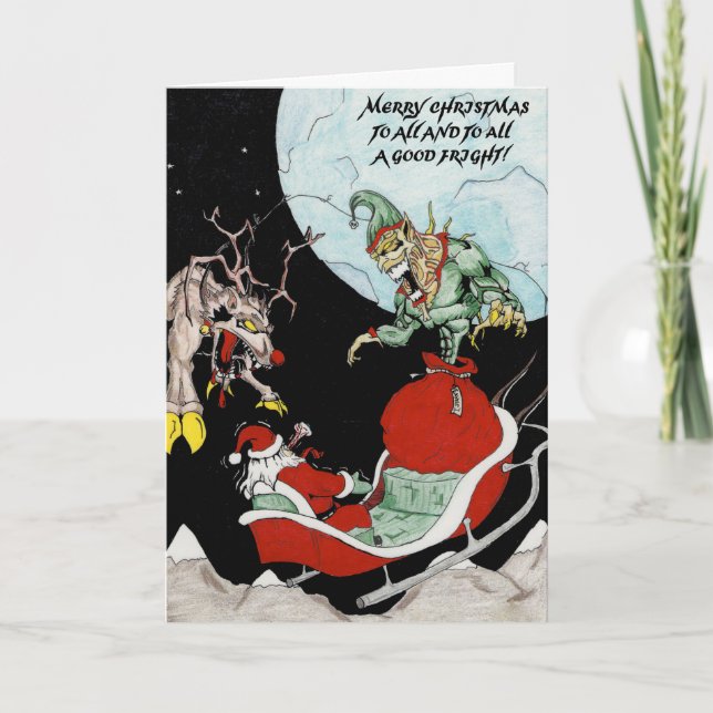 Funny Christmas Holiday Card (Front)