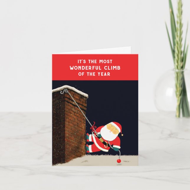 Funny Christmas Holiday Card (Front)