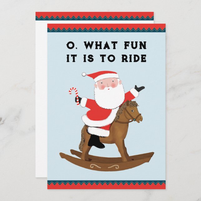 Funny Christmas Holiday Cards (Front/Back)