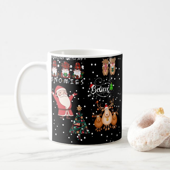 Funny Christmas Holiday Mug (With Donut)