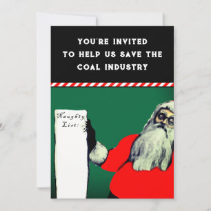 Funny Christmas Holiday Party Invitation