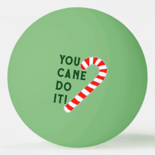 Funny Christmas Holiday Ping Pong Ball