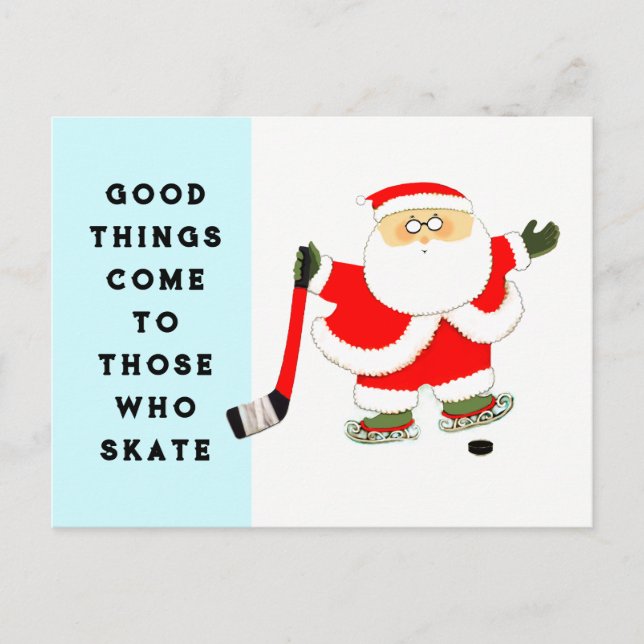 Funny Christmas Holiday Postcard (Front)