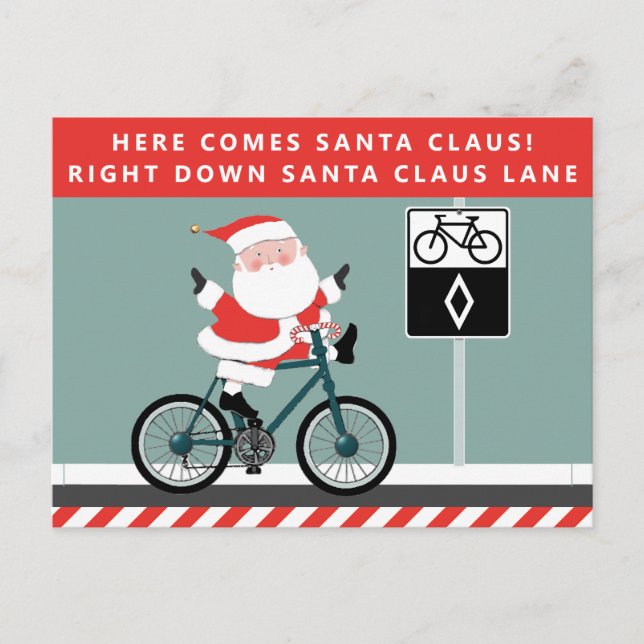 Funny Christmas Holiday Postcard (Front)