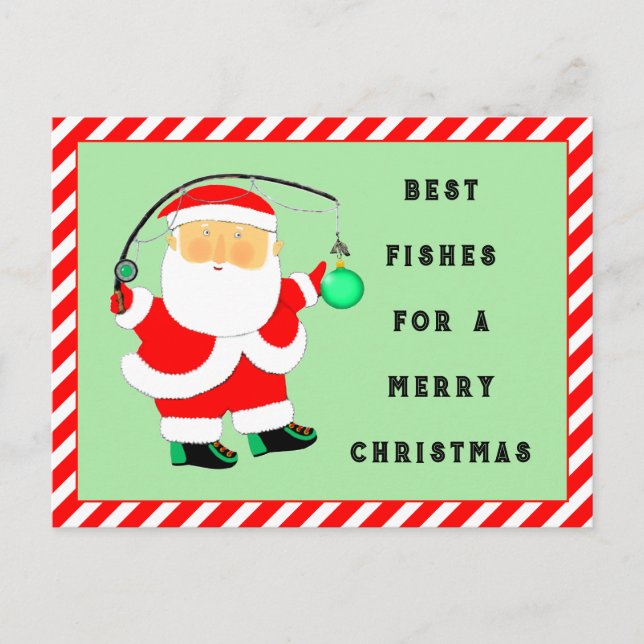 Funny Christmas Holiday Postcard (Front)