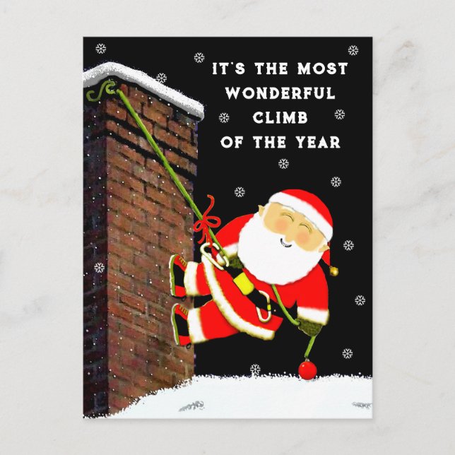 Funny Christmas Holiday Postcard (Front)