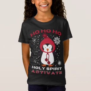 Funny Christmas HOLY SPIRIT ACTIVATE Xmas Party T-Shirt