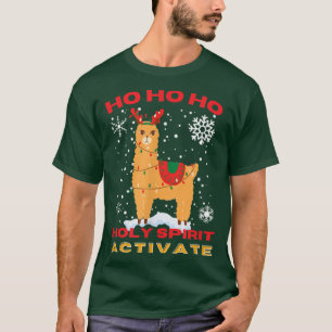 Funny Christmas HOLY SPIRIT ACTIVATE Xmas Party T-Shirt