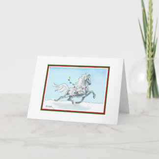 Funny Christmas Horse Card