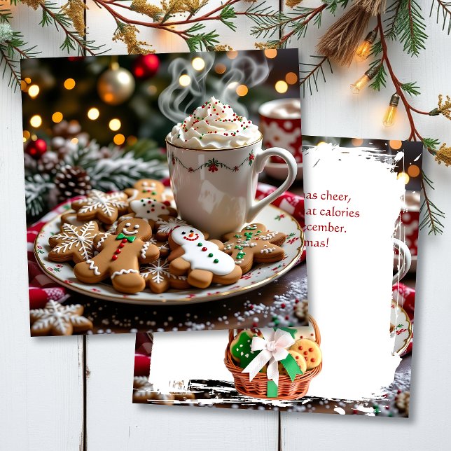 Funny Christmas Humor | Coffee and Cookies Card (Creator Uploaded)