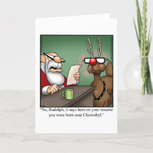 Funny Christmas Humor Greeting Card