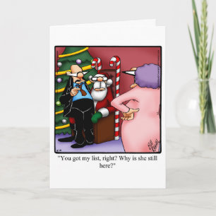 Funny Christmas Humour Greeting Card "Spectickles"
