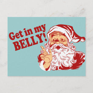 Funny Christmas Humour Holiday Postcard