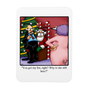 Funny Christmas  Humour Magnet Gift