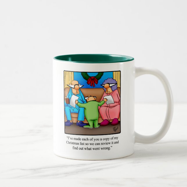 Funny Christmas Humour Mug Gift (Right)